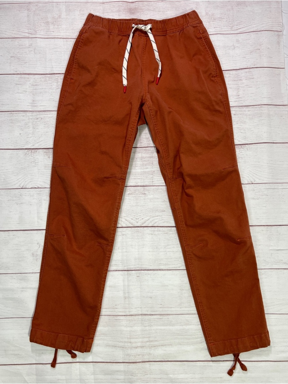 Topo Designs Women’s Dirt Pants - Medium - Rust Orange Classic Outdoor Cotton